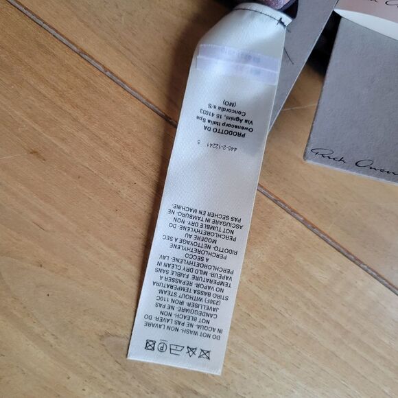 NWT RICK Owens Babel Romper Jumpsuit size 38 2 - Picture 13 of 13